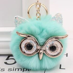 Owl PomPom Bag Charm